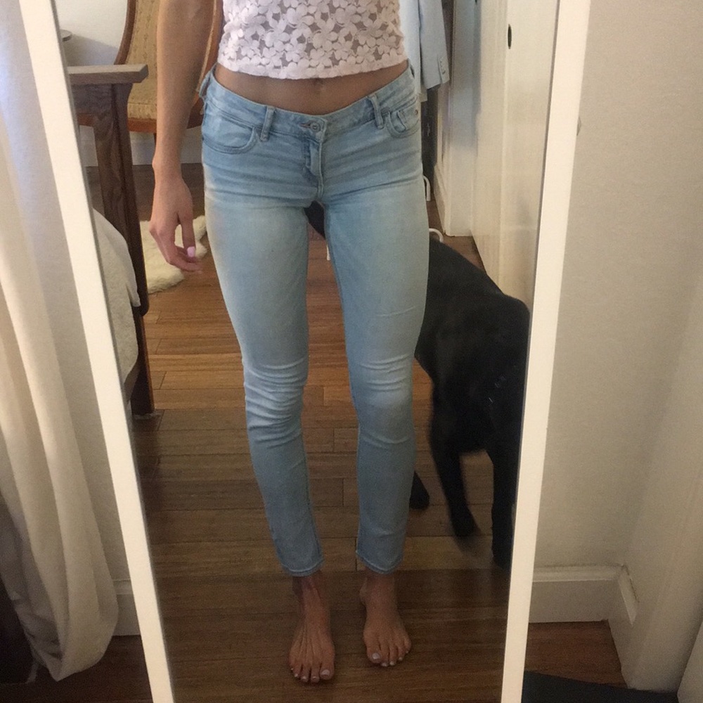 Light Wash Skinny Jeans